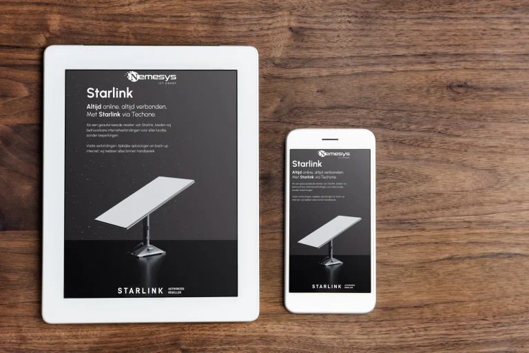 Starlink brochure mockup